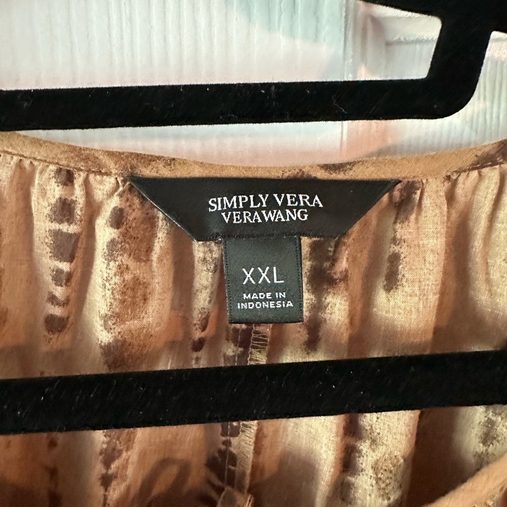Brown Tie-Dye Midi Dress - Picture 2 of 2